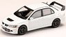 Mitsubishi Lancer Evolution 8 MR GSR White Solid w/Engine Display Model (Diecast Car)