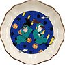 Nintama Rantaro Kutani Ware Mini Plate (6th Graders Ro Class) (Anime Toy)