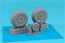 Ju188 wheels w/Weighted tyres (Plastic model)