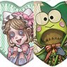 IdentityV×サンリオキャラクターズ トレーディングハート缶バッジ (8個セット) (キャラクターグッズ)