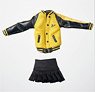 CS014C Stadium Jumper + Skirt Set for 1/12 Action Figure (Yellow) (Fashion Doll)