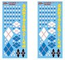 Mr & Mrs History Family Crest Decal Takeda Family 2 (2 Pieces) (Plastic model)