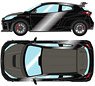 Toyota GRMN Yaris Circuit Package 2022 Precious Black Pearl (Diecast Car)