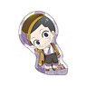 Yowamushi Pedal Limit Break Die-cut Sticker Plaid Style Mini Chara Ver. Akira Midousuji (Anime Toy)