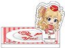 Acrylic Coaster Stand [The Idolm@ster Cinderella Girls] 01 Yui Otsuki Crepe Shop Ver. (Mini Chara Illust) (Anime Toy)