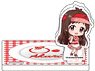 Acrylic Coaster Stand [The Idolm@ster Cinderella Girls] 04 Akari Tsujino Crepe Shop Ver. (Mini Chara Illust) (Anime Toy)