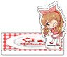 Acrylic Coaster Stand [The Idolm@ster Cinderella Girls] 06 Kirari Moroboshi Crepe Shop Ver. (Mini Chara Illust) (Anime Toy)