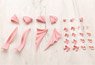 Dress Up Parts Cute Ribbon Set (Plastic model)