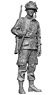 WW2 US Para rifleman`Carentan` (Plastic model)