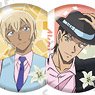 Detective Conan Trading Can Badge Blau Style Ver. (Set of 10) (Anime Toy)