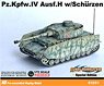 WW.II German Panzer IV Tank Type H w/Schurzen Snow Specification Complete Product (Pre-built AFV)