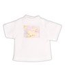 1/12 Big Silhouette T-Shirt - Photo art - (White x bear) (Fashion Doll)