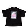 1/12 Big Silhouette T-Shirt - Photo art - (Black x Splash) (Fashion Doll)
