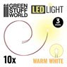 3mm LED Light Warm White (Material)