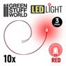 3mm LED Light Red (Material)