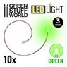 3mm LED Light Green (Material)