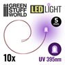 5mm LEDライト 紫外線色 (電飾)