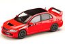 Mitsubishi Lancer Evolution 9 MR GSR JDM Custom Red Solid w/Engine Display Model (Diecast Car)