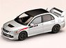 Mitsubishi Lancer Evolution 9 MR GSR JDM Custom Cool Silver Metallic w/Engine Display Model (Diecast Car)