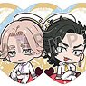 Tokyo Revengers Heart Can Badge (White Outfit /A) (Set of 7) (Anime Toy)