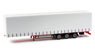 (HO) Low Liner Curtain Canvas Trailer 3a (Model Train)