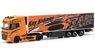 (HO) DAF XG+ Refrigerated Box Semi Trailer `Kay Kramer` (Model Train)