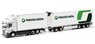 (HO) Scania CR20 ND swedish Refrigerated Box Truck `Frigoscandia` (Model Train)