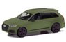 (HO) Audi Q7 Smoke glass Olive Green (Model Train)