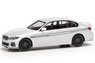 (HO) BMW Alpina B3 Sedan White Black Rim (Model Train)