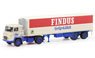 (HO) Scania Vabis LB 76 Refrigerated Box Semi Trailer `Findus` (Model Train)