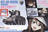 Girls und Panzer das Finale BT-42 Assault Gun Jatkosota High School Fierce Battle in the snow field `Ski installation specifications` (Plastic model)