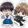 Gin Tama Acrylic Key Ring Collection (Play Back) (Set of 8) (Anime Toy)