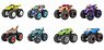 Hot Wheels Monster Trucks Assort 1:64 2 Pack 986P (set of 8) (Toy)