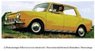Simca 1000 LS 1974 Maya Yellow (Diecast Car)