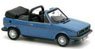 VW Golf Convertible 1981 Monaco Blue (Diecast Car)