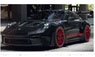 Porsche 911 GT3 RS 2022 Black & Red Sticker (Diecast Car)