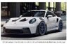 Porsche 911 GT3 RS 2022 White & Blue Sticker (Diecast Car)