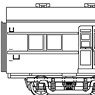 SUYUNI60 1-20,201-210 (Early Type Wooden Doors) Conversion Kit (Unassembled Kit) (Model Train)