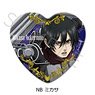 TV Animation [Attack on Titan The Final Season] Heart Type Can Badge NB (Mikasa) (Anime Toy)