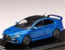 Mitsubishi Lancer Evolution X FINAL EDITION Lightning Blue Mica / Black Roof w/Engine Display Model (Diecast Car)