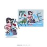 Chaladditional Toy Monogatari Series Hanafuda Pattern Acrylic Stand (Tsubasa Hanekawa) (Anime Toy)