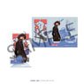Chaladditional Toy Monogatari Series Hanafuda Pattern Acrylic Stand (Koyomi Araragi) (Anime Toy)