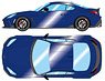 TOM`S GR86 Wide Body 2022 Sapphire Blue (Diecast Car)