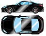 TOM`S GR86 Wide Body 2022 Crystal Black Silica (Diecast Car)