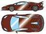 Lamborghini Aventador SVJ 2018 (Nireo wheel) Marrone Ekliosis (Diecast Car)