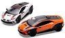 Lamborghini Huracan Sterrato White / Orange (2 Cars Set) (Diecast Car)