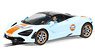 McLaren 720S Gulf Edition (Slot Car) (Diecast Car)