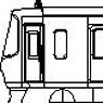 1/80(HO) Meitetsu Series 3150 Early Type Skirt Two Car Set (2-Car Unassembled Kit) (Model Train)
