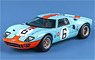 Ford GT40 Mk1 P / 1075 1969 Le Mans Winner #6 Gulf (Diecast Car)