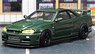 Nissan Skyline GT-R R34 (NISMO) CUSTOMIZED Dark Green (Diecast Car)